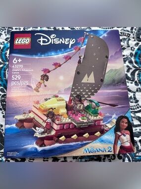 nib-LEGO Moana's Adventure Canoe Building Set 43270